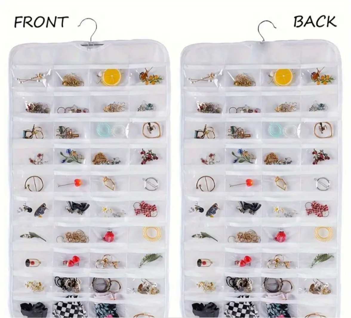 Double sided jewellery organiser