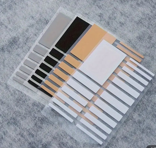 Ring size adjustment stickers