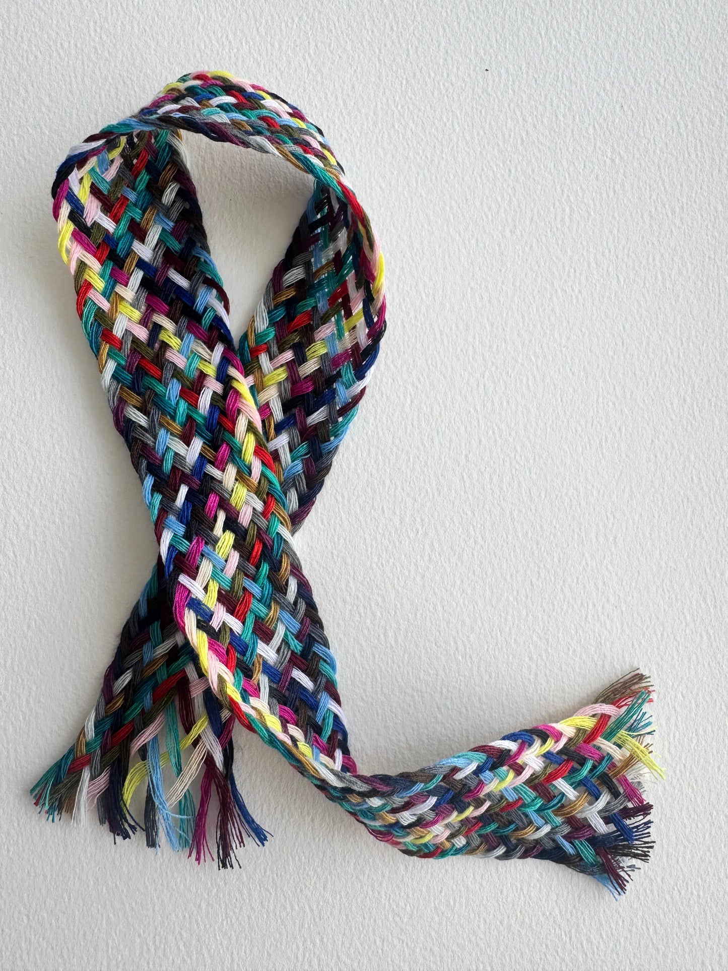 Thread braid - rainbow
