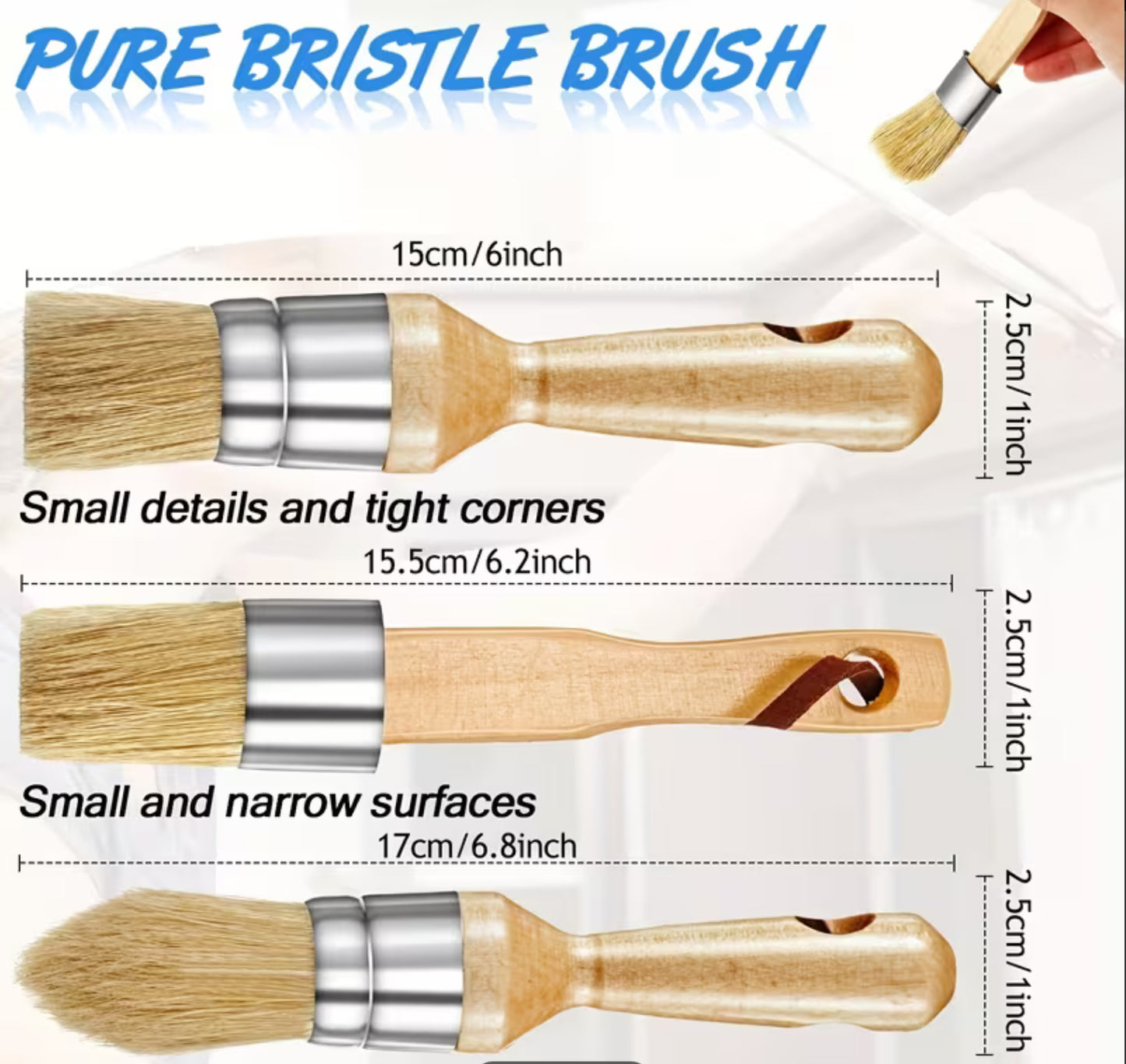 Mini Dust Brush set