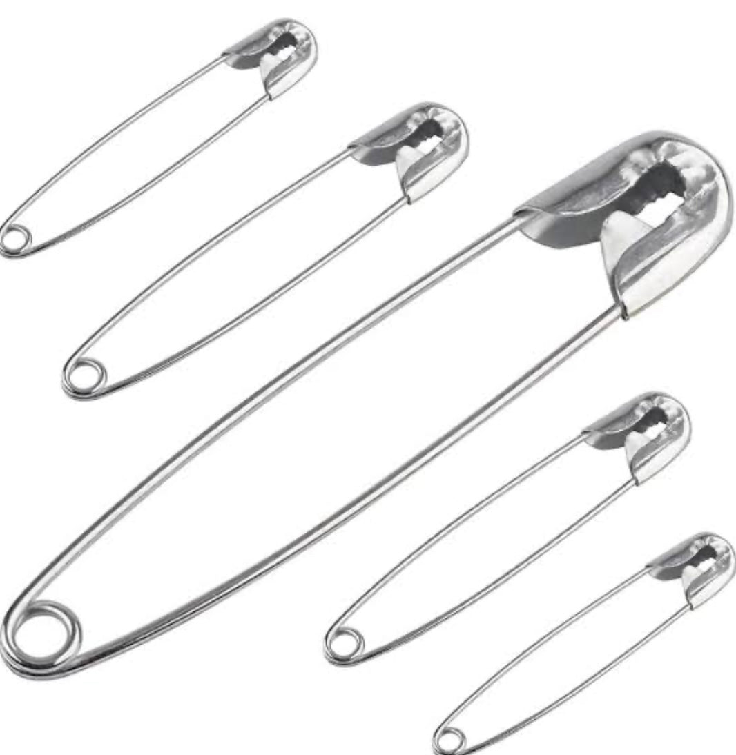 Super steel safety pins